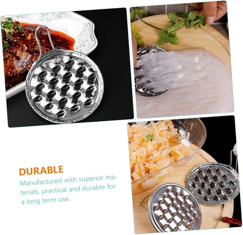Stainless Steel Jelly Scraper Set 10pcs Kitchen Tool for Noodles Cheese Food Prep - Image 5